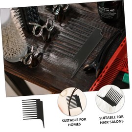 Beavorty Detangler Brush for Slick Back Wide Tooth Oil Comb Styling Tool Plastic 2pcs Set Hair Care