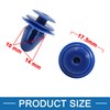 A ABSOPRO 84 Set Car Mudguard Rivets Mounting Clips 10