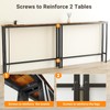 ELYKEN 2 Pack 5.9" Narrow Console Sofa Table with Power