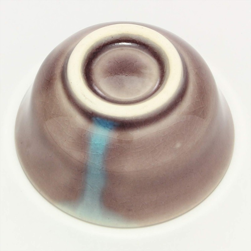 Mino Ware Tozan Kiln Purple Infiltration Guinom Cup Chocho Approx.