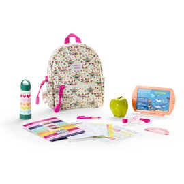 American Girl Truly Me 18-inch Doll Star Student Backpack Playset with Doll Tablet & Reversible Screens, For Ages 6+