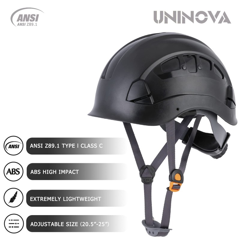 UNINOVA Safety Hard Hat - ANSI Z89.1 Approved Helmet Adjustable