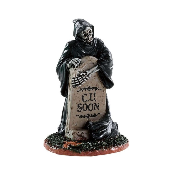 Lemax Spooky Town Grim Reaper Tombstone # 84345