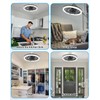 Ceiling Fans with Lights, Socket Fan Light with Remote Control,