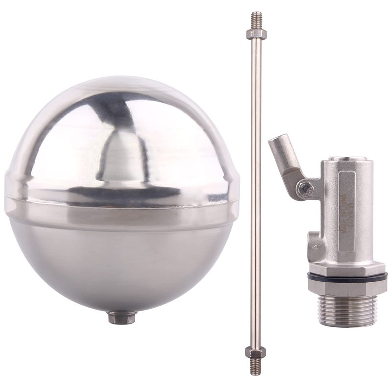 GOVALVE Stainless Steel Float Ball Valves - 3/4” NPT Male