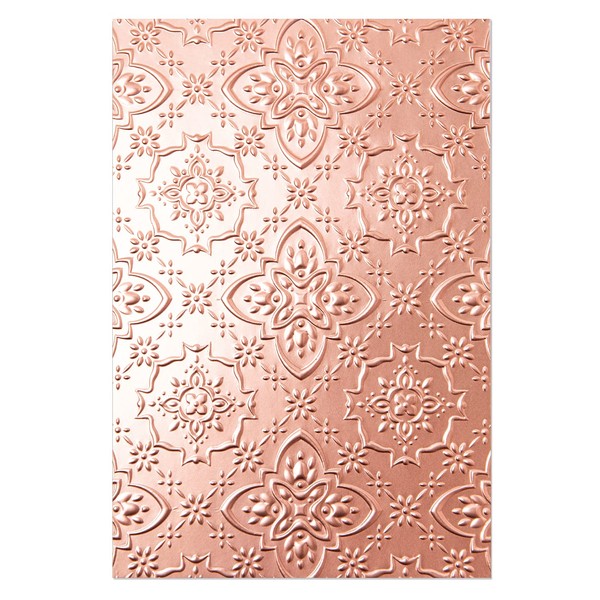 Sizzix 3-D Textured Impressions Kath Breen 665752 Embossing Folder, Multicoloured, One Size
