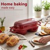Cast Iron Bread Pan with Lid, Double Dutch Oven for