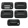 HECASA 4 Door Handle Covers + Tailgate Handle Cover Compatible