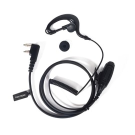 Kenwood/Demitos Compatible Income Earphones Microphone Earphones 2 Pin Specific Small Power Transceiver for UBZ-LS20 UBZ-LP20 Wireless Earphones Microphone