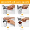 Upgraded Efficient Manual Can Opener - Selected Solid Wood Handle,