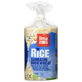 LIMA Reiswaffeln mit Buchweizen, 6er Pack (6 x 100 g)