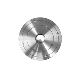 RGWOOD 6" Steel Wood Lathe Face Plate, M33 x 3.5 RH Threaded (Fits Oneway, etc), with locking set screws (for reversing lathes)