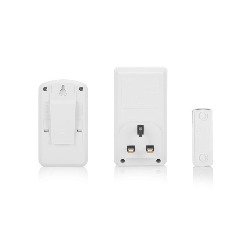 Byron DB312 30m Wireless Portable and Plug-In Door Chime Kit
