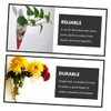 RORPOIR 2Pcs Wall-mounted Cone Vase Hydroponic Planter Clear Decorative Hanging