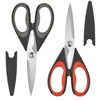 2 Pack Kitchen Scissors, Stainless Steel Heavy Duty Scissor with
