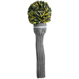 Jan Craig Handmade Driver Headcover 460cc Silver/Aspengreen/Yellow