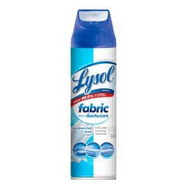 Lysol Fabric Disinfectant Spray, Sanitizing and Antibacterial Spray, For Disinfecting and Deodorizing Soft Furnishings, Sundrenched Linen 15 FL. Oz