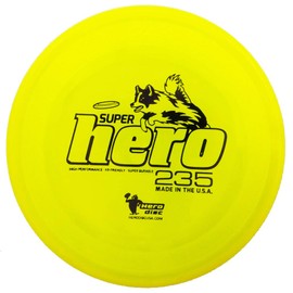 Hero Disc Super Hero 235 K9 High Durability Dog and Sport Flying Disc [Colors May Vary]