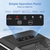 WIE Countertop Ice Maker with Handle, 26lbs/24H Portable Ice Machine,9