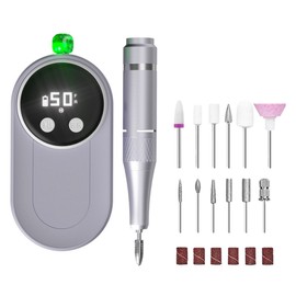 Nail drill machine nail manager 12 bits, 1 piece, purple / 네일 드릴 머신 네일 관리기 12종 비트, 1개, 퍼플