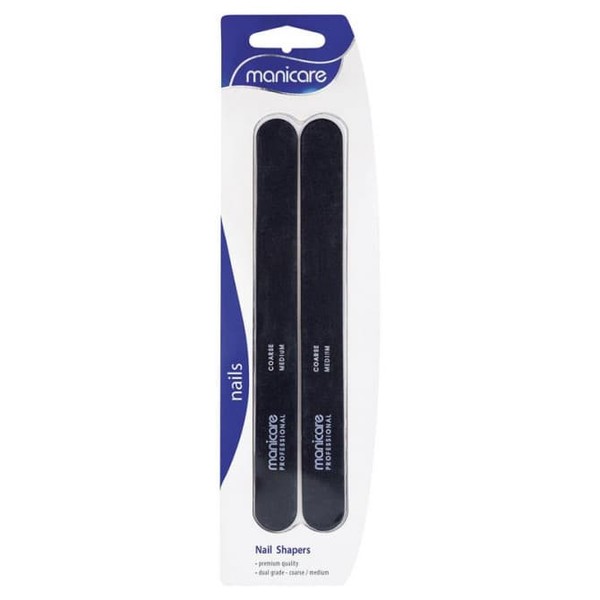 Manicare Buy Manicare Nail Shapers Coarse/Medium 175mm 2 Pack Online