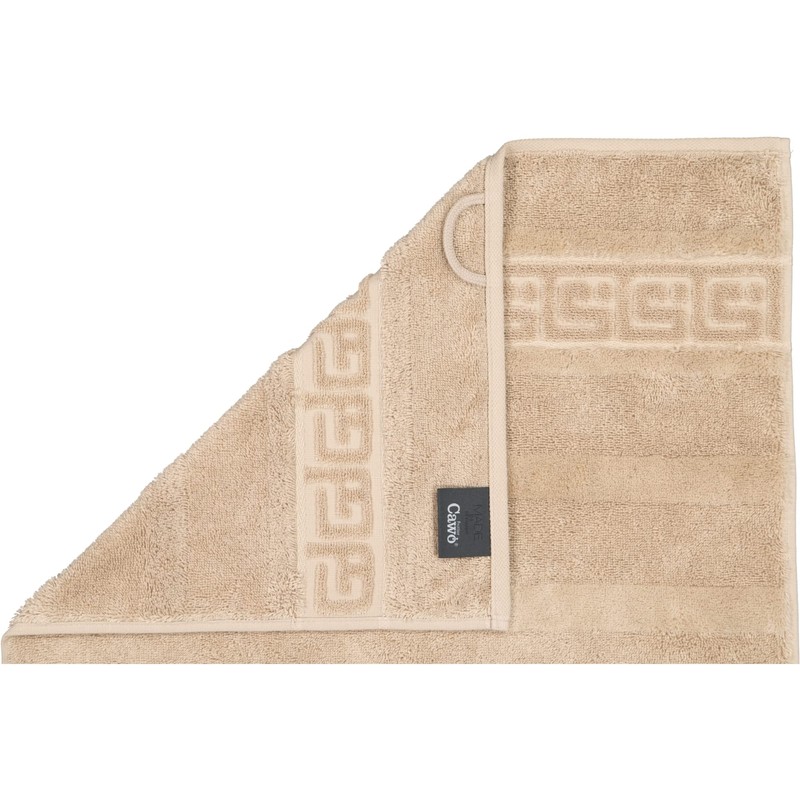 Cawö Home Hand Towels Noblesse Uni 1001 Sand 375 Wash
