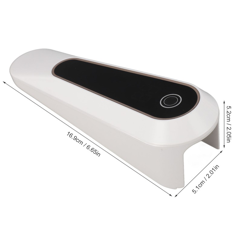 8W Handheld Nail Lamp Dual 365+405nm Ultraviolet Nail Dryer 2000mAh