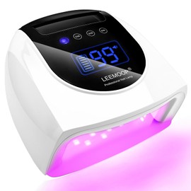 Rechargeable UV LED Nail Lamp, 96W Cordless UV Light for Nails with Handle, Professional Curing Lamp for Gel Nails with 42 Beads, 4 Timer Setting Nail Light and LED Touch Screen Gel Polish Nail Dryer
