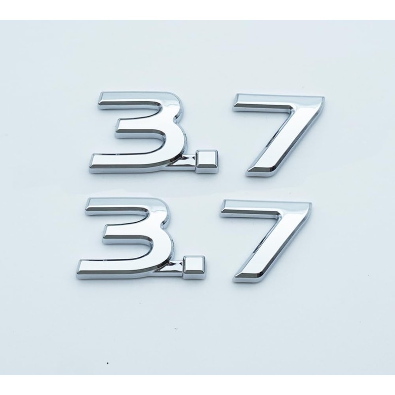 2pcs 3.7 Side Boot Emblem Badge Decal Replacement for 2014
