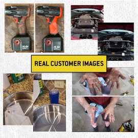 Tub O' Towels TW90 Heavy-Duty 10" x 12" Size Multi-Surface Cleaning Wipes, 90 Count Per Canister, 6 Pack