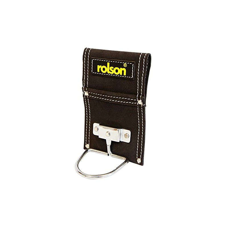 Rolson 68713 Leather Hammer Holder with Pocket