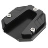 Demeras Motorcycle Side Stand Plate Pad, Universal Fashion Appearance Anodic