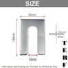 TERF® 50mm X 100mm X 2mm with 14mm Slots Galvanised