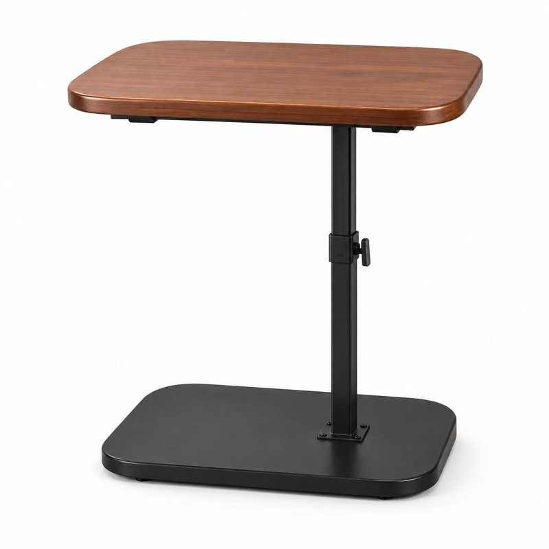 Adjustable Laptop Side Table for Small Spaces – Tilting 30×40cm