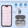 ClearTone OTC Hearing Aids With Bluetooth, Rechargeable Hearing Aids For