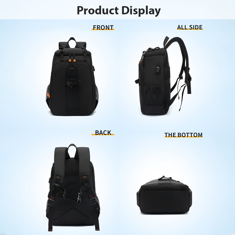 Camera Backpack Water-resistant Camera Bag Photography Backpack Large Capacity Camera