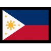 Unbranded 2"x 3" PHILIPPINES Flag Patch- Easy iron on (heat