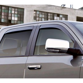 Auto Ventshade AVS 894035 Low Profile Dark Smoke Ventvisor Side Window Deflector, 4-Piece Set for 2015-2018 Ford Edge