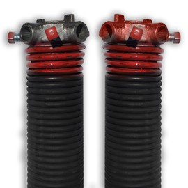 DURA-LIFT .225 x 2" x 29" Torsion Garage Springs (Red, Left & Right Wound)
