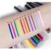 12 Colours Matte Liquid Eyeliner Set, Colourful Waterproof Smudge-Proof, Durable