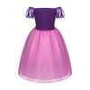 ACWOO ACWOO Kinder Mädchen Prinzessin Kostüm, Prinzessin Rapunzel Lang Kleid