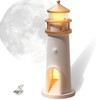 DAZZTIME Lighthouse Decoration, Lighthouse Lamp, LED Lighthouse, Projection Lighthouse Lamp,