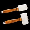 Tosnail 2-Pack Leather Craft Hammer with Wood Handle, Leather Working