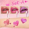 3Pcs Metallic Lipstick for Women,Lightweight Glitter Sparkling Liquid Lipsticks,Shimmer Lip