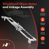 A-Premium Front Windshield Wiper Motor and Linkage Assembly Compatible with
