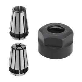 Create idea 1Sets ER11 Spring Collet Nut Set ER11 1/4 Inch Collet 1/8 Inch Collet with ER11 Clamping Nut Suitable for CNC Engraving Mechine Lathe Milling Tool