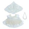 niannyyhouse 6.9 inches (20 cm) Plush Doll Clothes Wedding Suit