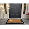 Black Border Coco Coir Doormat - Heavy Duty Doormats -