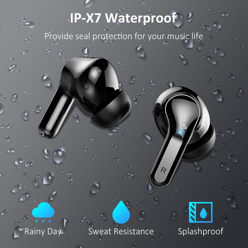 Wireless Earbud, Bluetooth Headphones 5.3 NEW 40H Ear Buds Bass