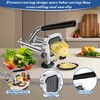1/4 In Blade French Fry Cutter, Efortless Commercial Vegetable Chopper,